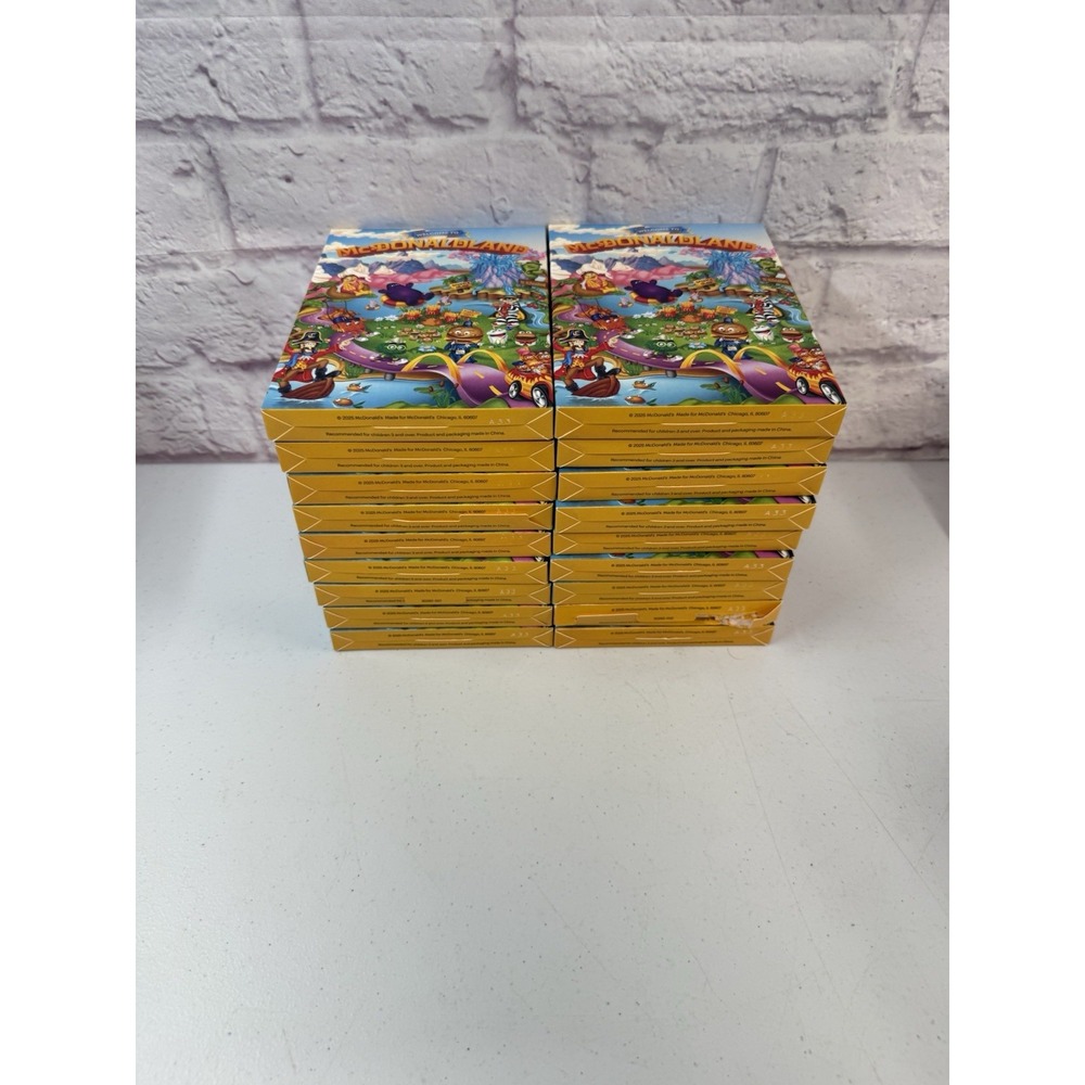 McDonald's McDonaldlandAdult Happy Meal 2025 Lot Of 18 Sealed *BRAND NEW*